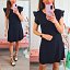 Vestido Volantes Negro